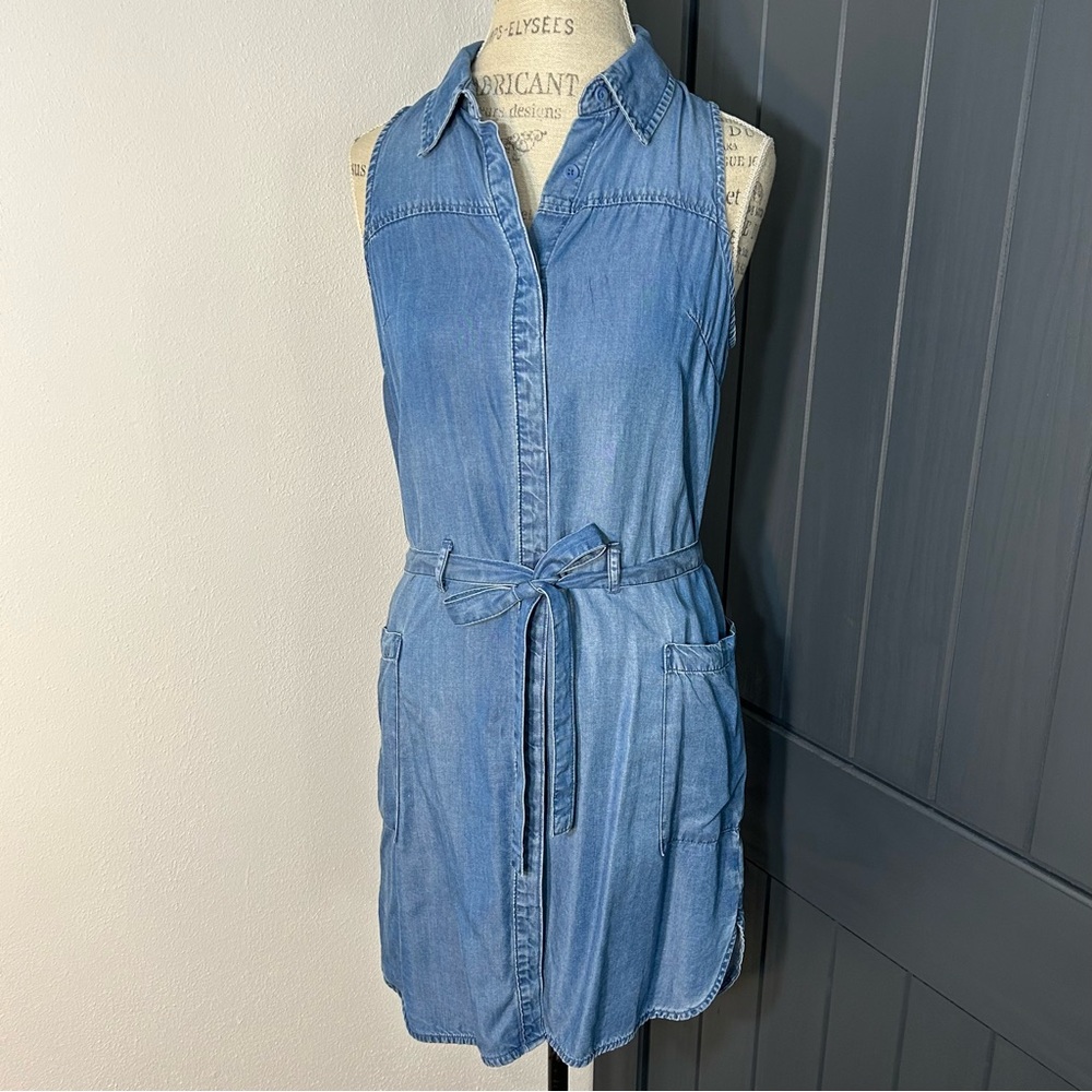 A New Day, Chambray, Button Down Dress
